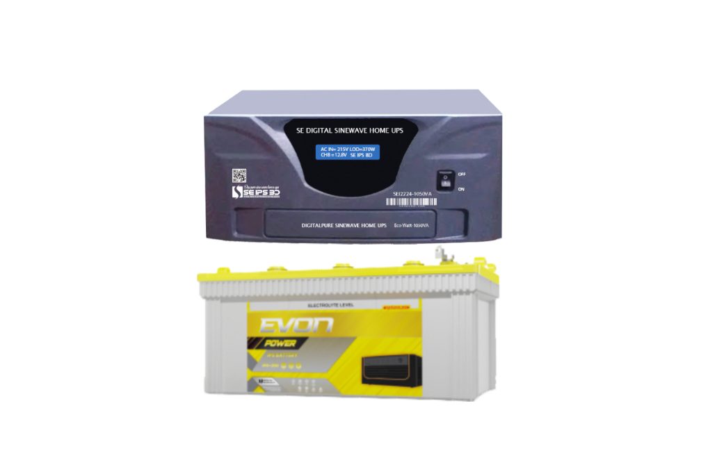 1500va 24v Sinewave IPS + 2 Pieces 100Ah Battery